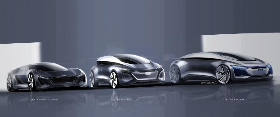 Эскиз Audi AI:ME 2019 года  (фото 38 из 104)